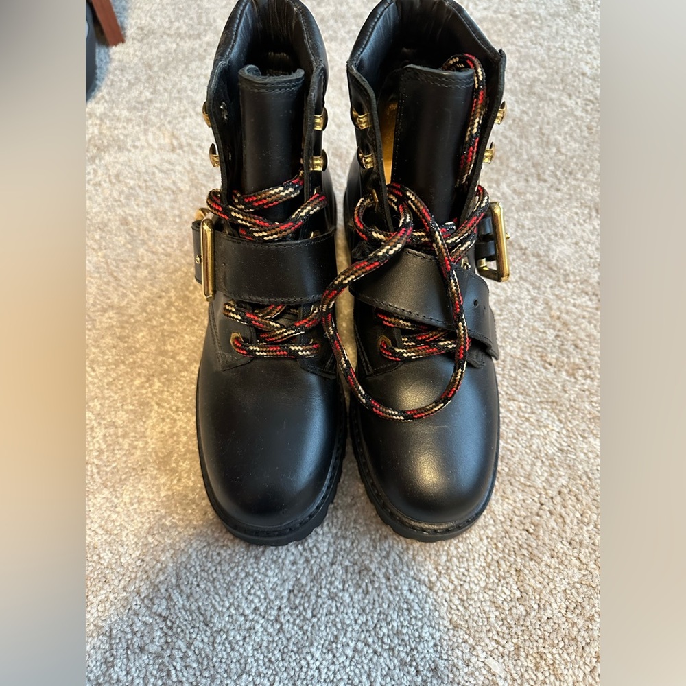 Sandro NWT Black leather boots